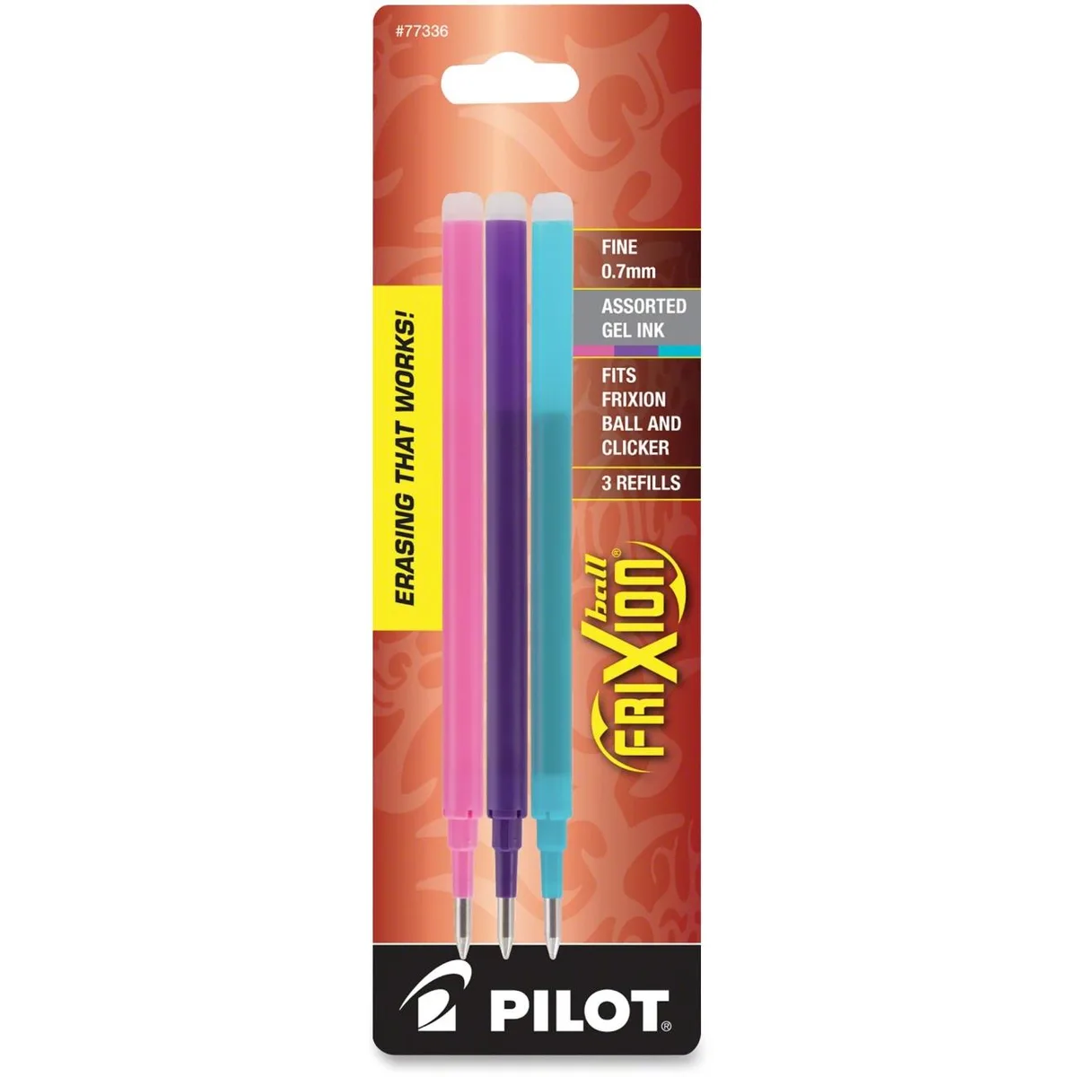 Pilot Pen Pilot Pen 77336 FriXion Purple Gel Ink Refills 3 Pack — product photo