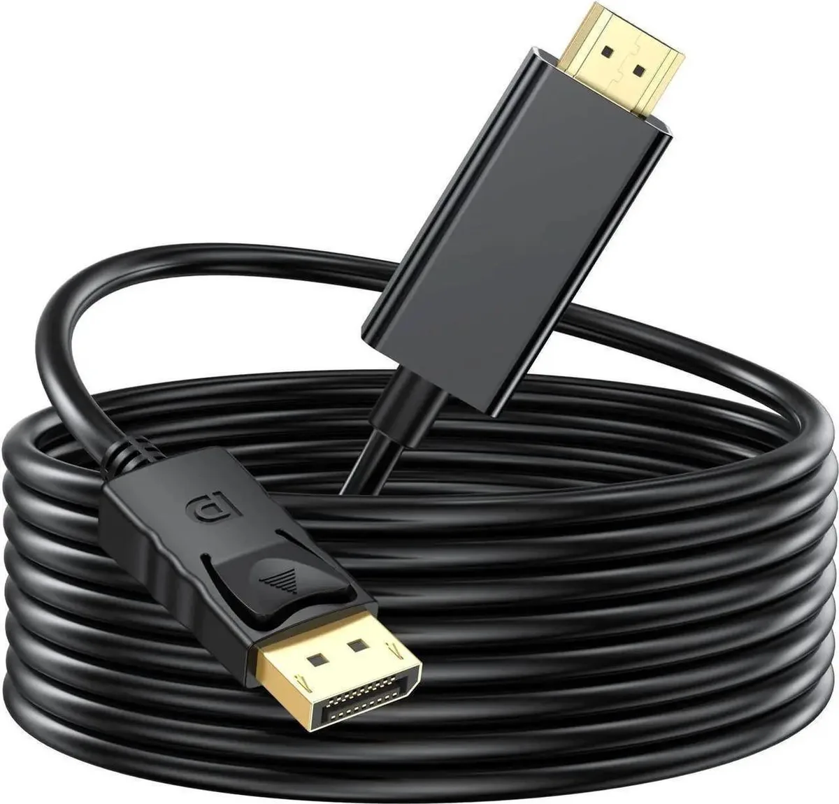 Vszerda Vszerda DisplayPort (DP) to HDMI cable 10 ft 1080p 60Hz video audio — product photo