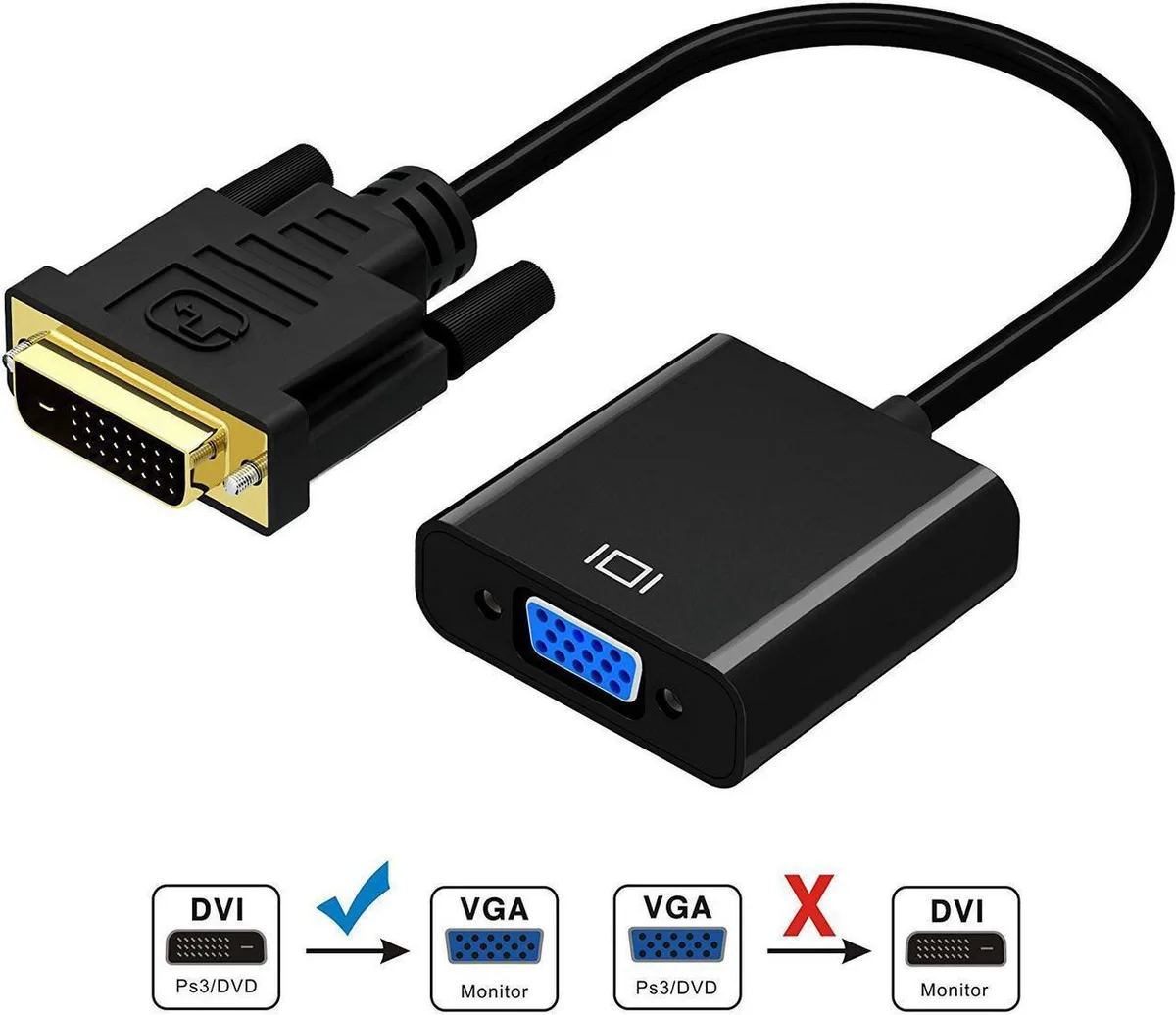 Vszerda Vszerda Active DVI-D 25-pin Male to VGA 15-pin Female Adapter 9.84in — product photo