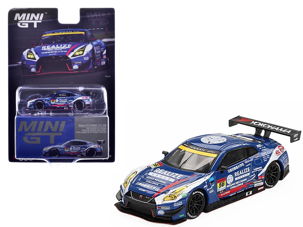 Mini GT Mini GT Nissan GT-R NISMO GT3 #56 1/64 2023 hobby collectible — product photo