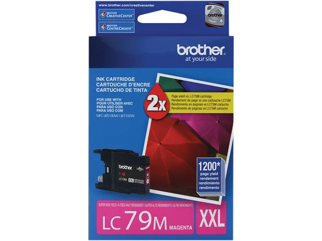 Brother Brother LC79M Magenta Ink Cartridge 1200 Pages — product photo