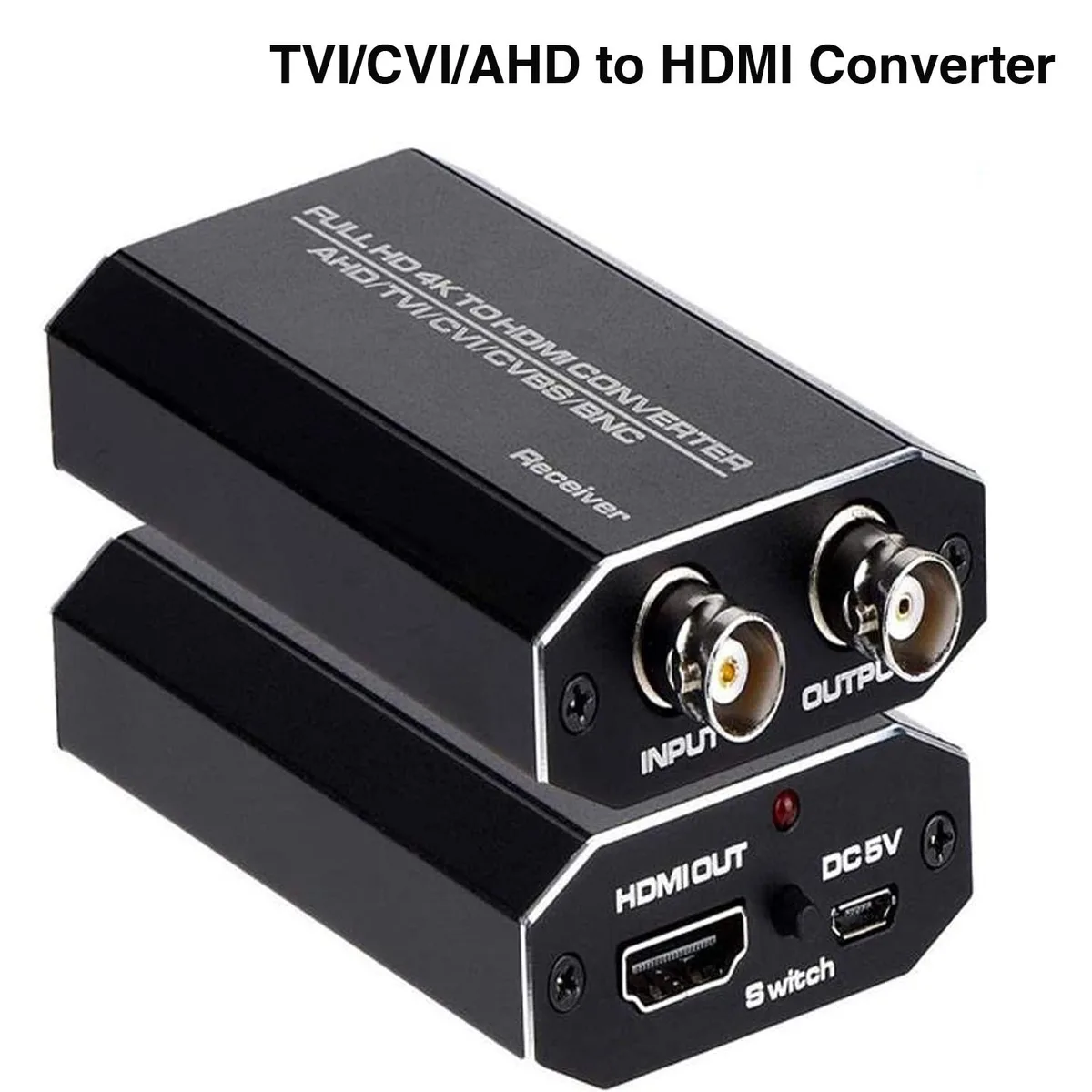 LUOM LUOM 4-in-1 TVI CVI AHD CVBS to HDMI Converter 720P 1080P 60Hz — product photo