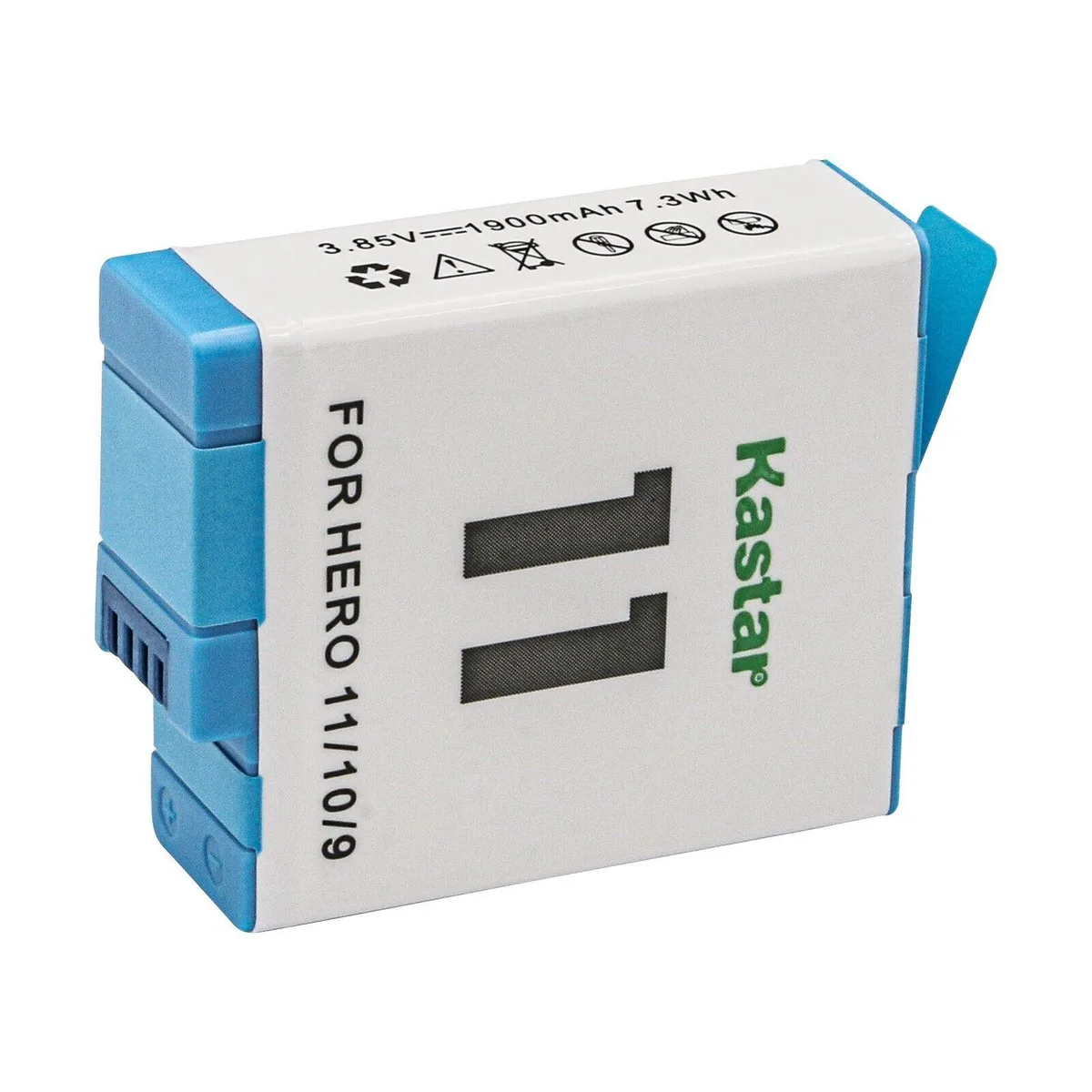 Kastar Kastar HERO 11 BA-1B-GOPRO11 1900mAh 7.3Wh 1-Pack camera battery — product photo