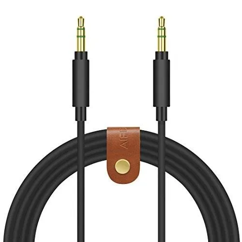 Geekria Geekria Apollo upgrade cable 3.5 mm male‑to‑male black 5ft — product photo