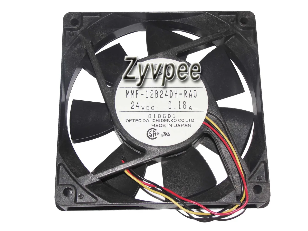 SunnyStar Co., Ltd SunnyStar Co., Ltd MMF-12B24DH-RA0 24V 0.18A 3Wire 120mm case fan — product photo