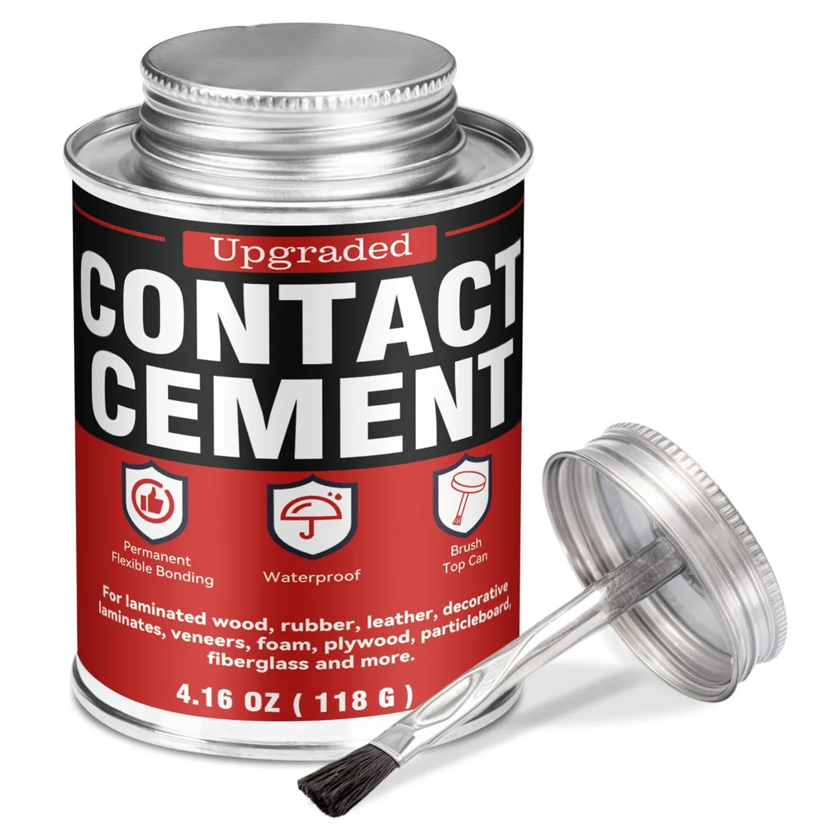 Wonshine Contact Cement Adhesive 4.16 oz with Brush — product photo