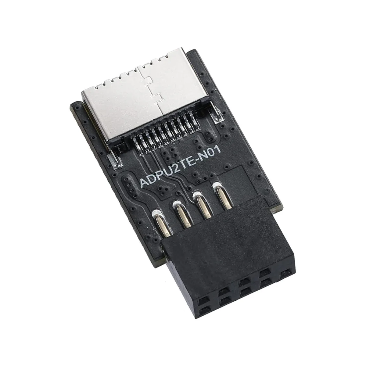 Small green PCB adapter with 9-pin and 20-pin headers