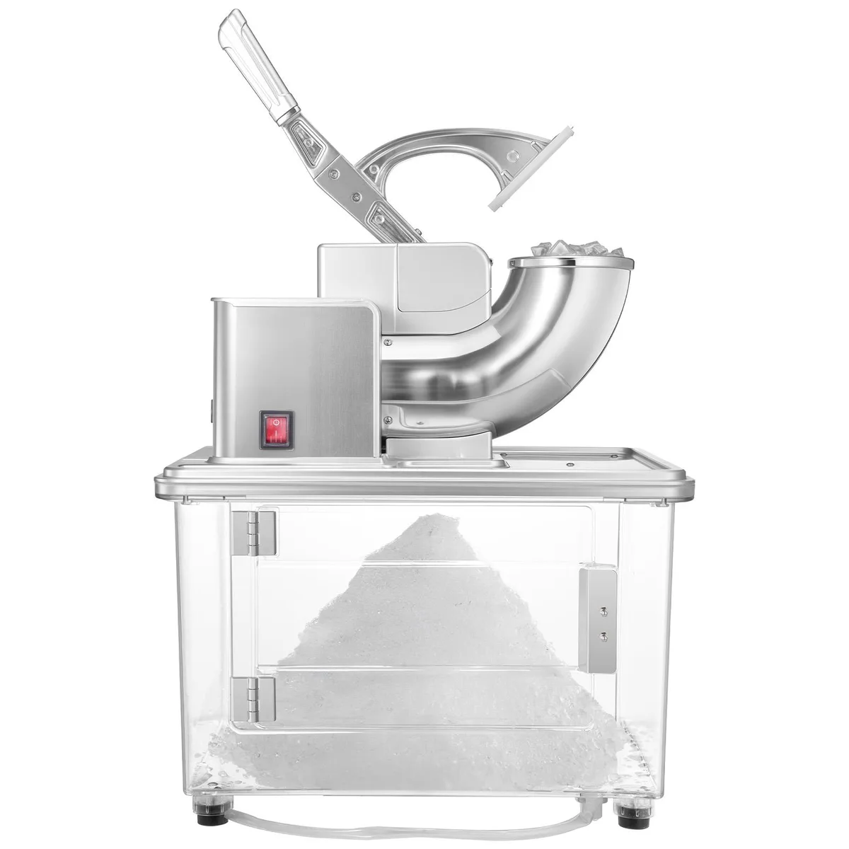 VEVOR VEVOR Commercial Ice Crusher 661 lbs/h 350 W 11 Gal Silver — product photo