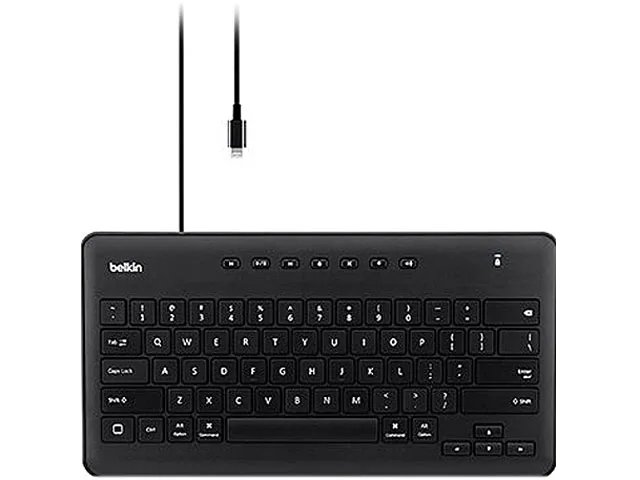 Belkin Belkin B2B124 Black Wired Keyboard for iPad Lightning — product photo