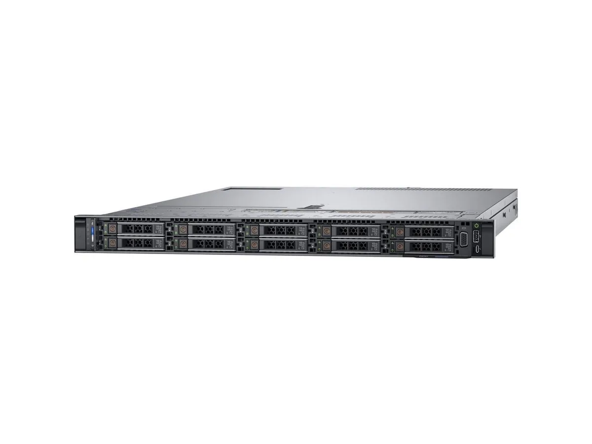 DELL DELL PowerEdge R640 1U rack server 2× Xeon Silver 4108 1.80 GHz 16-core 64 GB DDR4 2× 512 GB SSD H740P — product photo