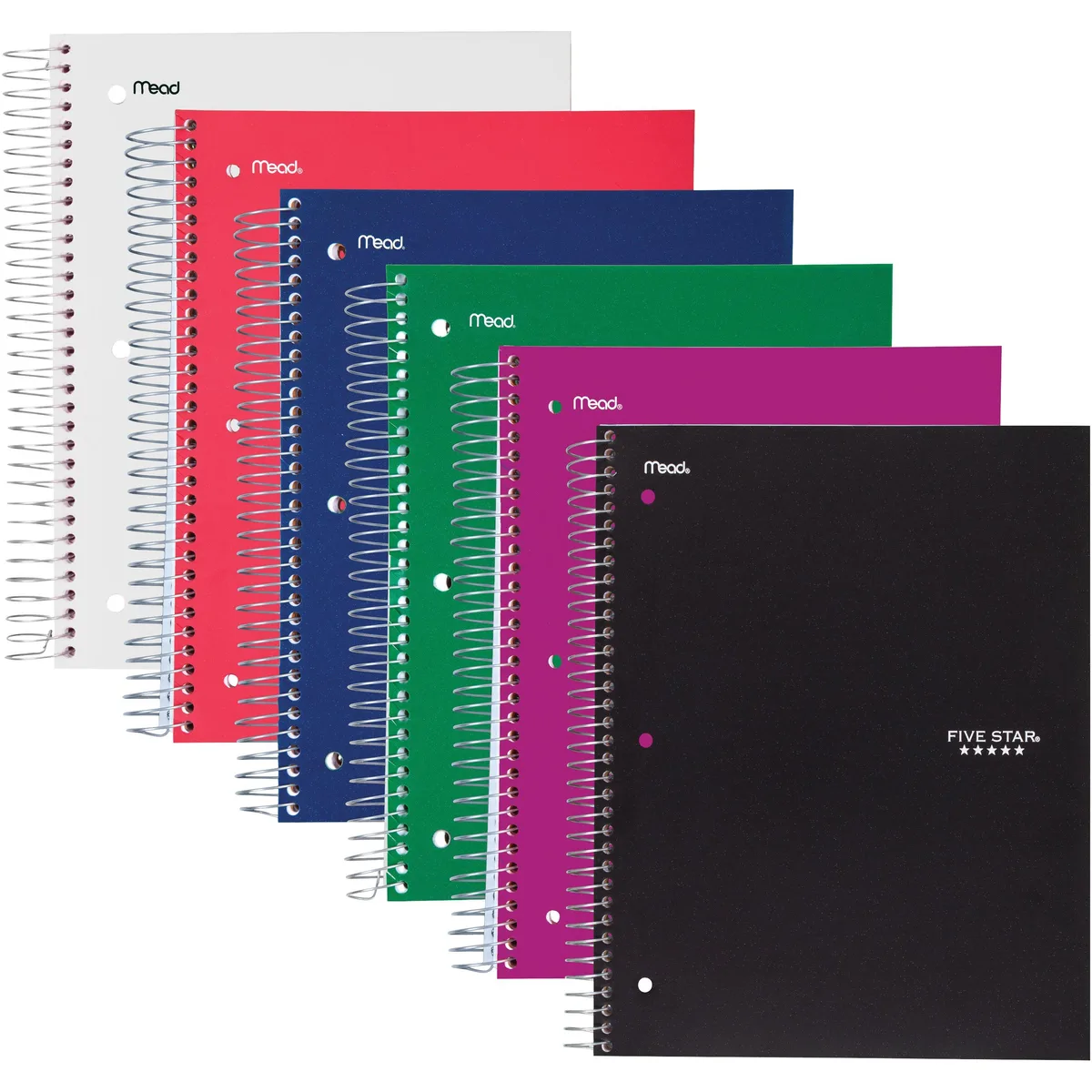 Mead Mead MEA05206 5-Subject Wide-Ruled Planner — product photo