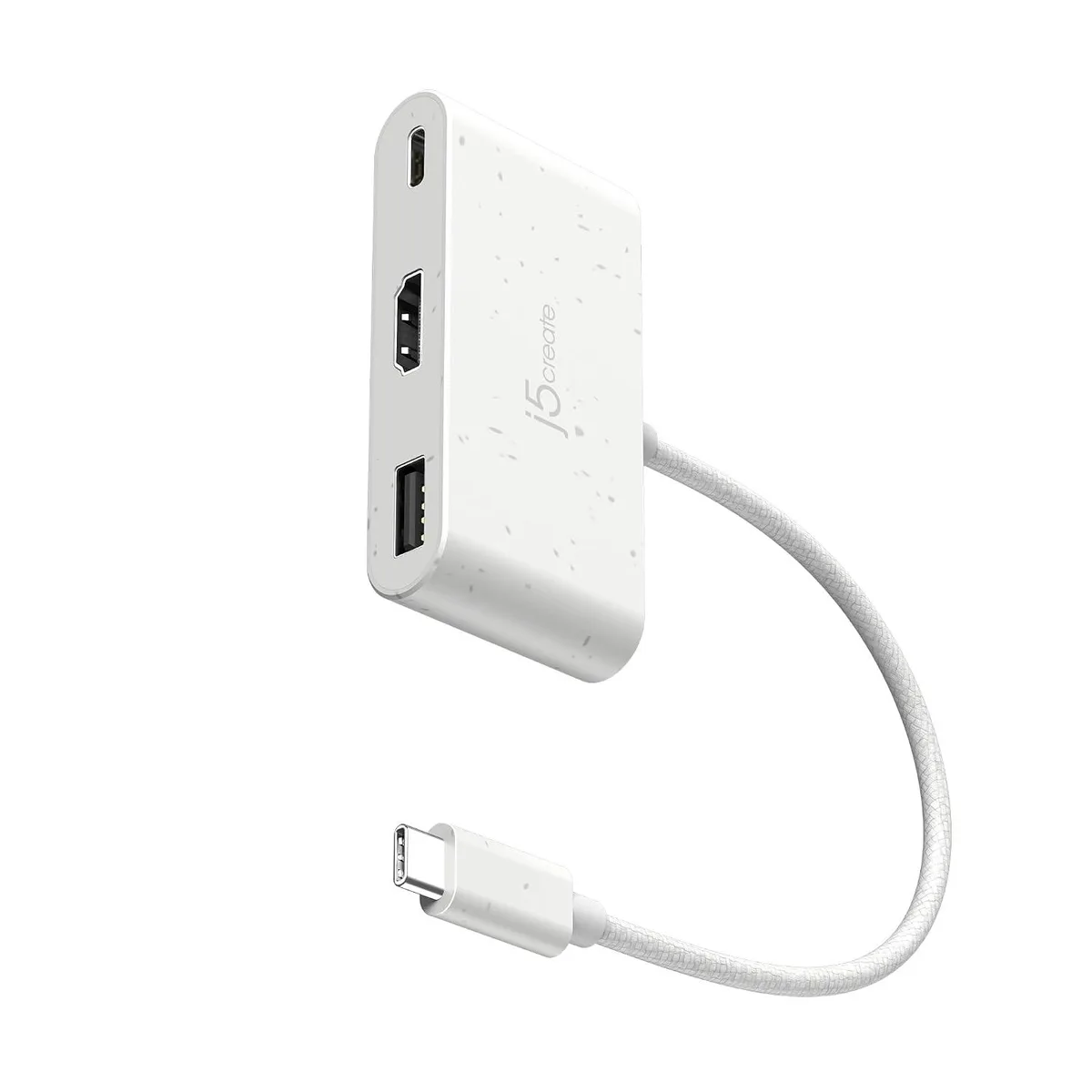LORDWORLD LORDWORLD USB-C 3-in-1 Converter 4K@30Hz 5Gbps 100W PD (JCA379EW) — product photo