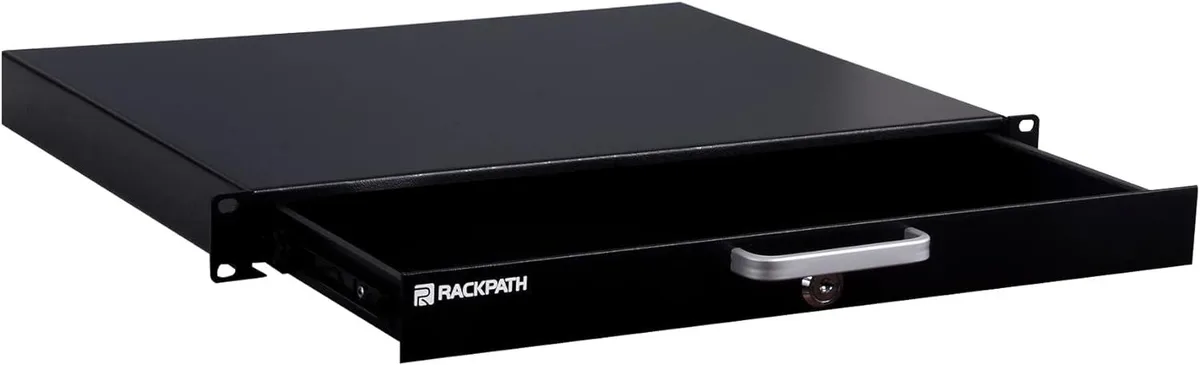 BFKK BFKK 1U Rack Mount Drawer 19 Inch 14.3 Depth 22lbs Locking — product photo