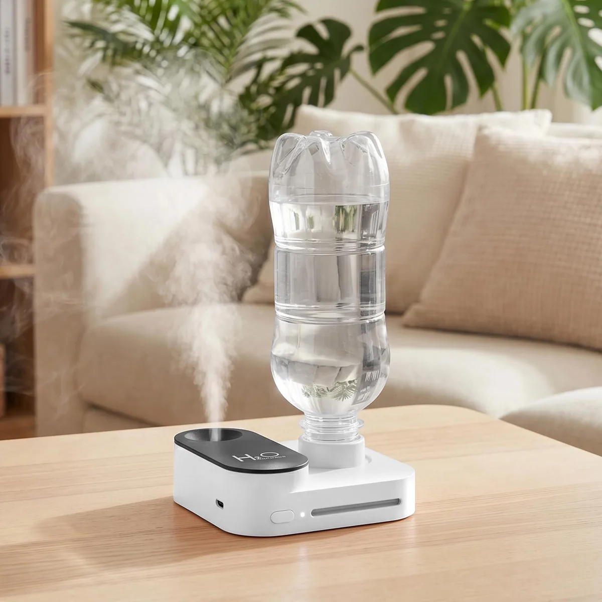  NAP2WELL White Bottle Humidifier 28mm 36dB USB — product photo