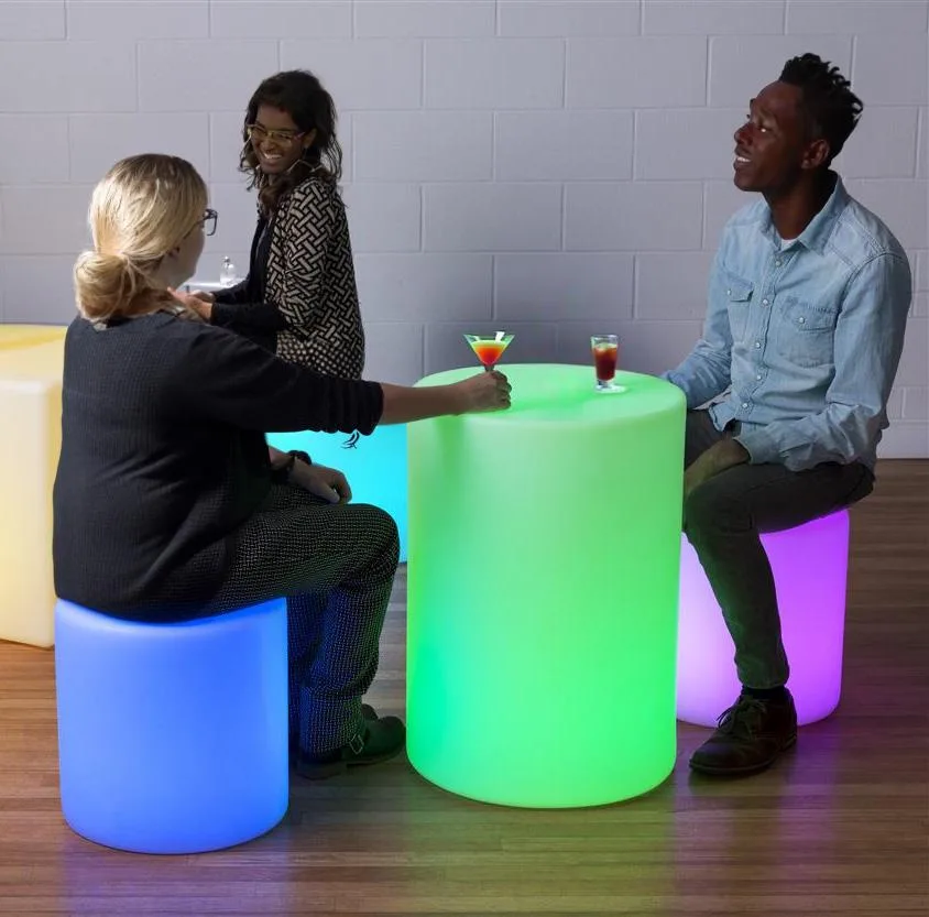 Vandue Corporation Vandue Corporation LED Glowing Cylinder Stool 16 — product photo