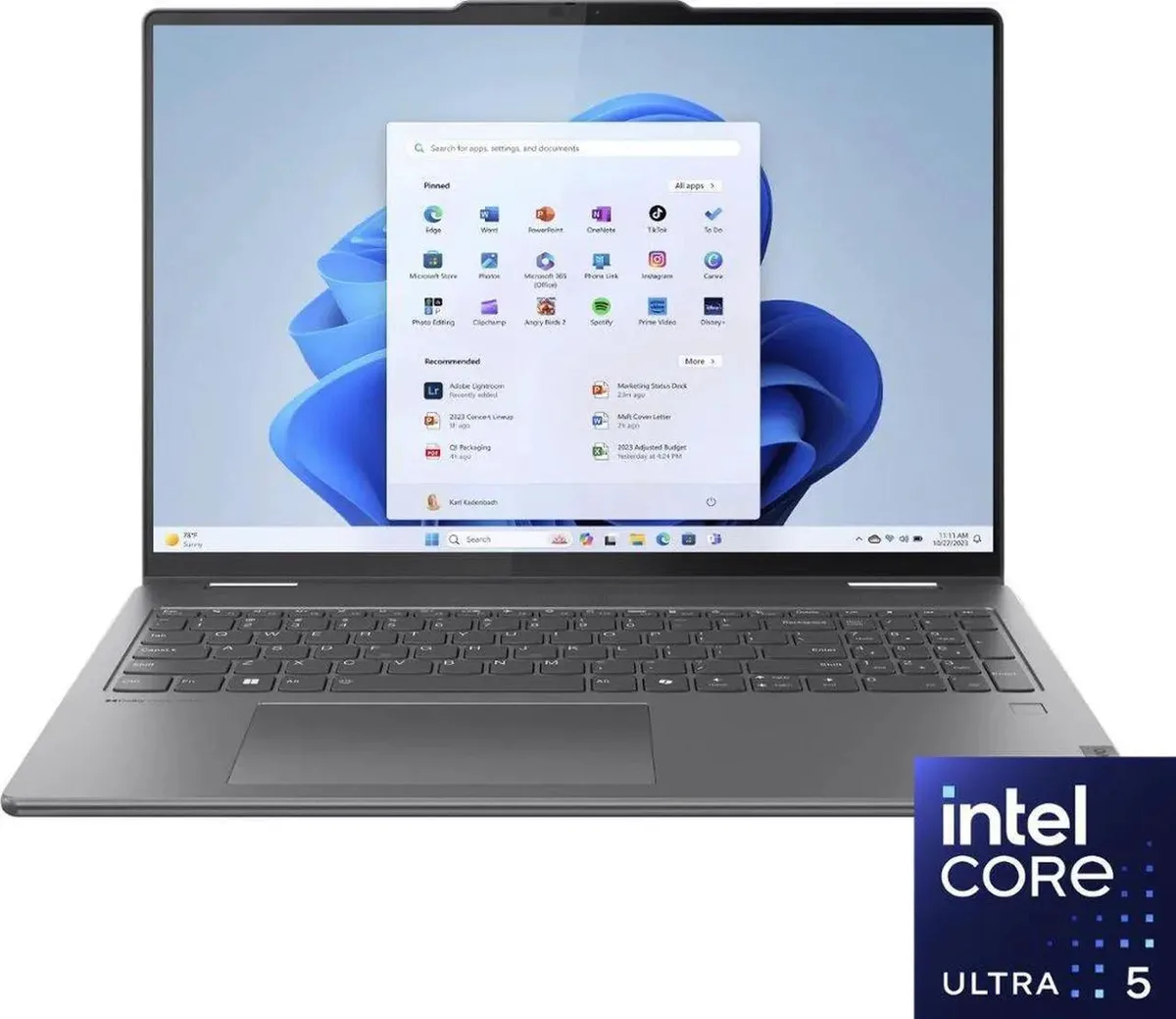 Lenovo Lenovo Yoga 7 16IML9 16" Touchscreen Laptop Core Ultra 7 155U 16GB 1TB SSD 83DL0002US — product photo
