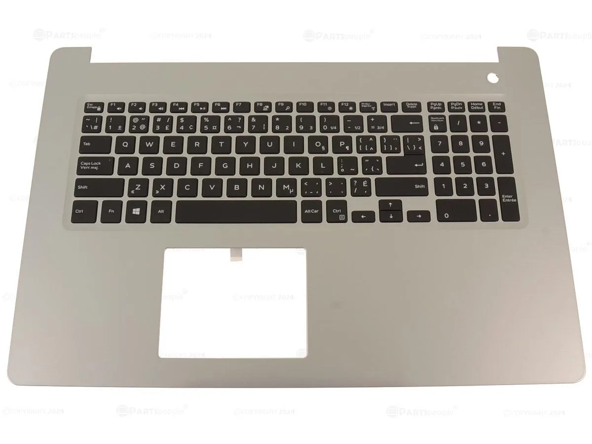 DELL DELL Inspiron 5770 5775 Palmrest Keyboard French-English MGGJG laptop replacement part — product photo