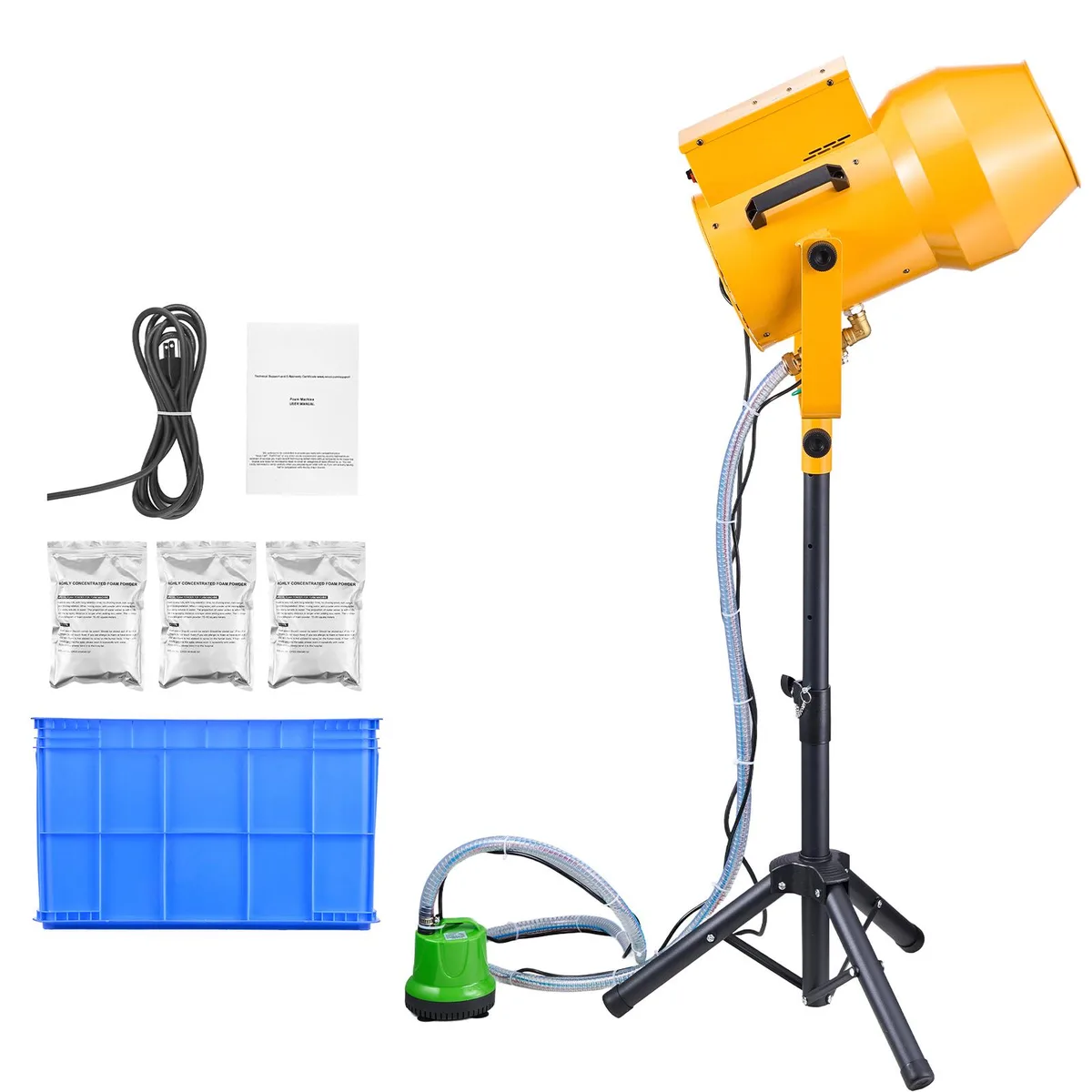 VEVOR VEVOR Foam Machine 1200W 20 Gal Tank with 3 Powder Packs — product photo