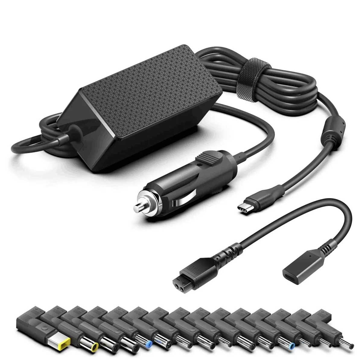  HKY C100-100W USBC Universal Laptop Car Charger PD 100W — product photo