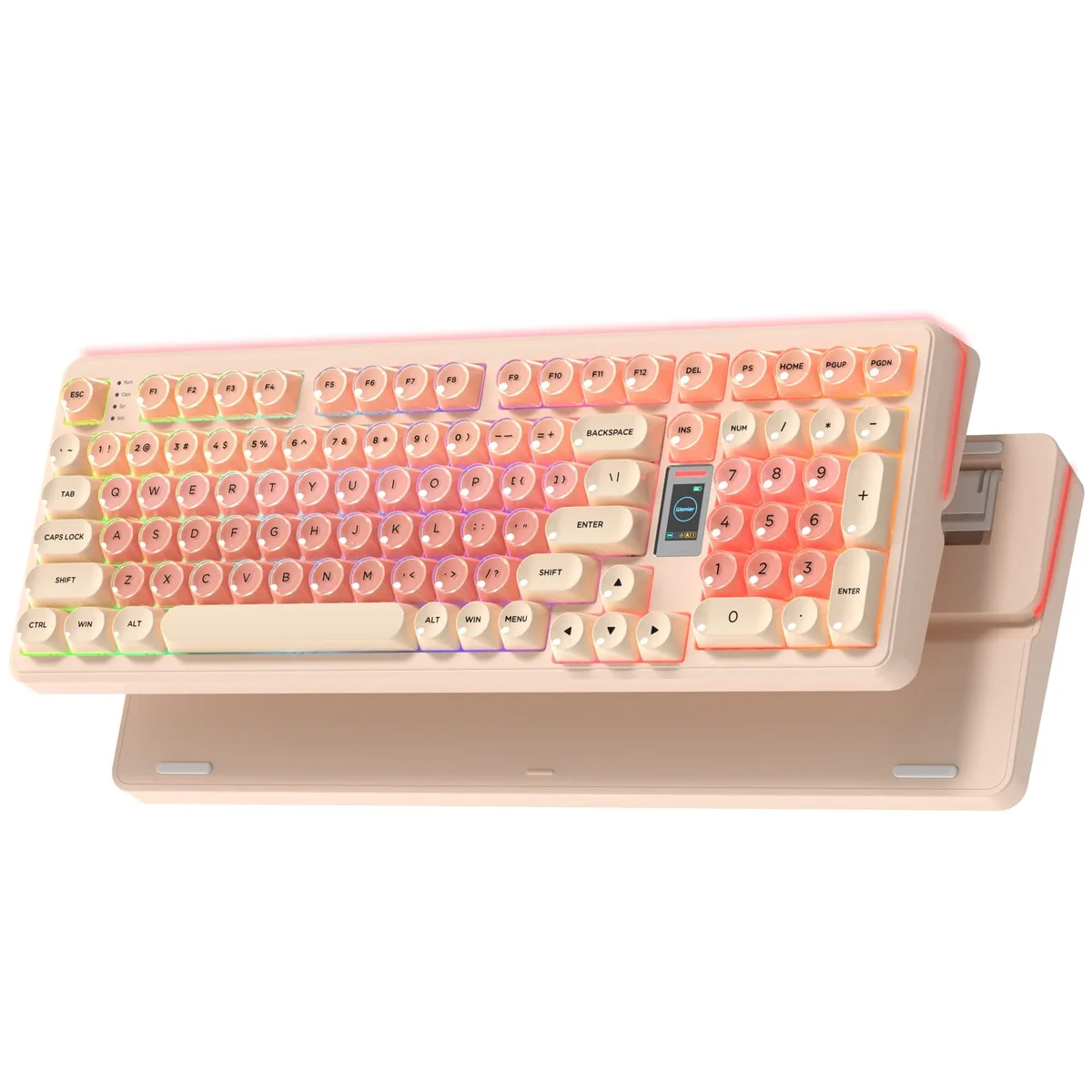 Keymatic JB-WK98-98-FDY 98% Pink Gaming Keyboard — product photo