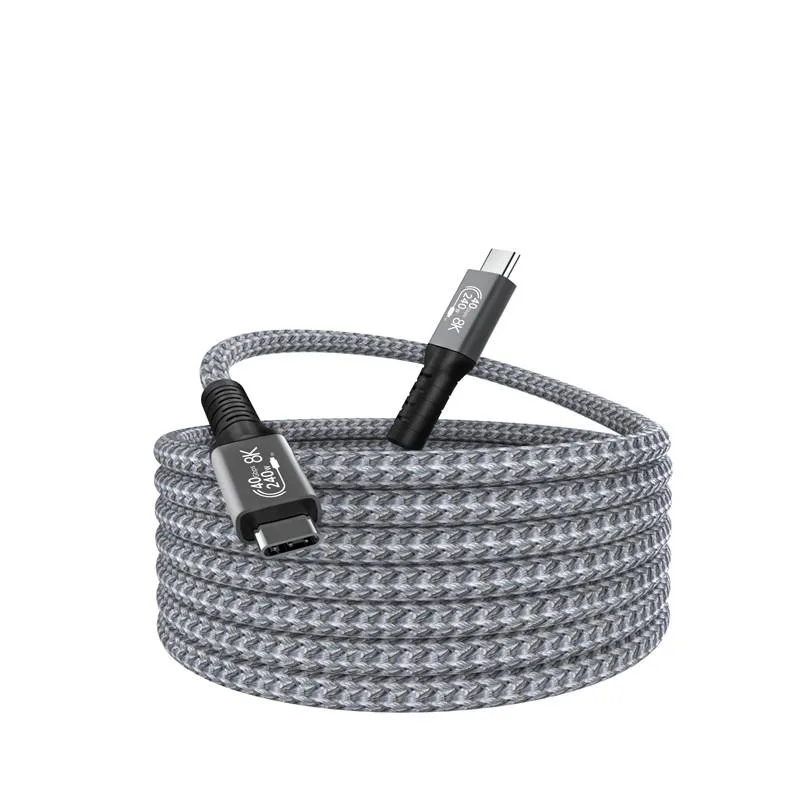 Jansicotek Jansicotek USB 4.0 240W 40Gbps Type-C Cable 1.5ft — product photo