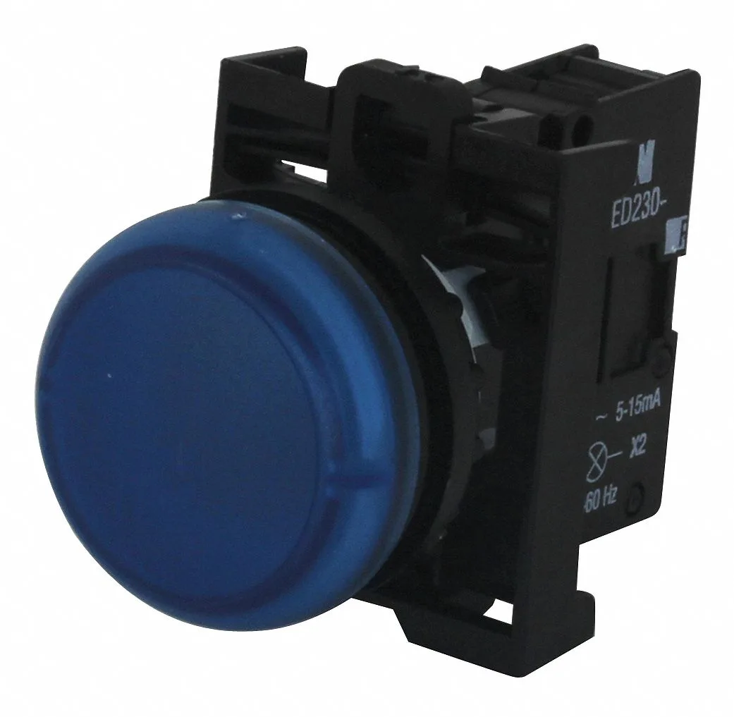 Eaton Eaton C22-L-B-120 Raised Indicator Light Blue 120VAC 22mm — product photo