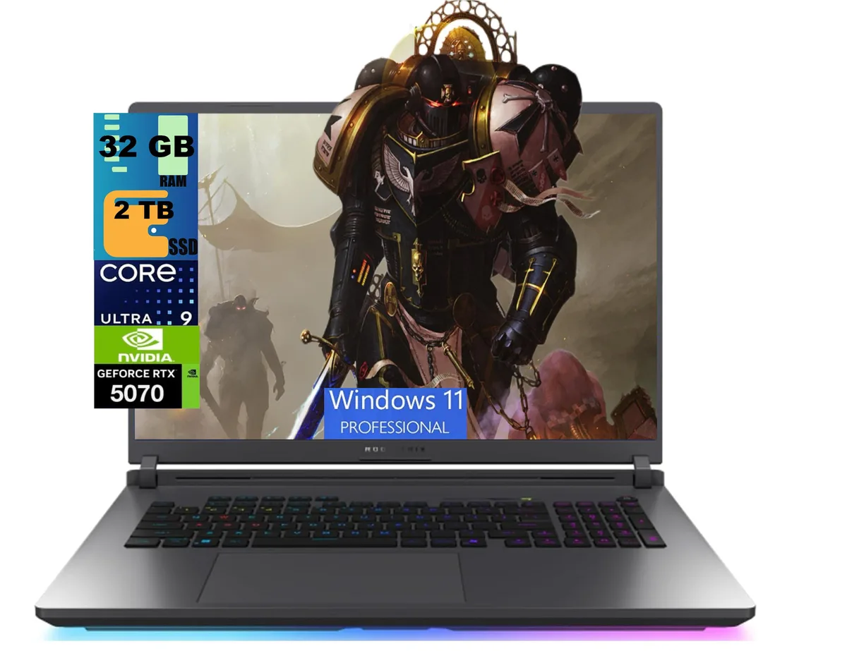 ASUS ASUS ROG Strix G18 gaming laptop Intel Ultra 9 275HX RTX 5070 32GB 2TB — product photo