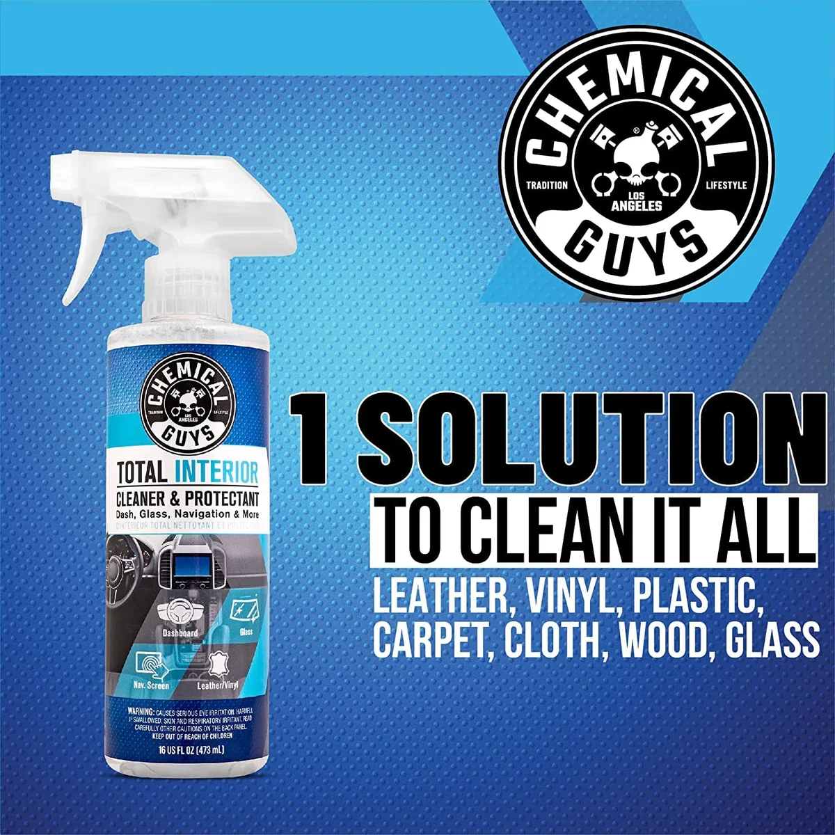  Chemical Guys HOL499 9-Piece Interior Care Kit 2.22 Fl Oz — product photo