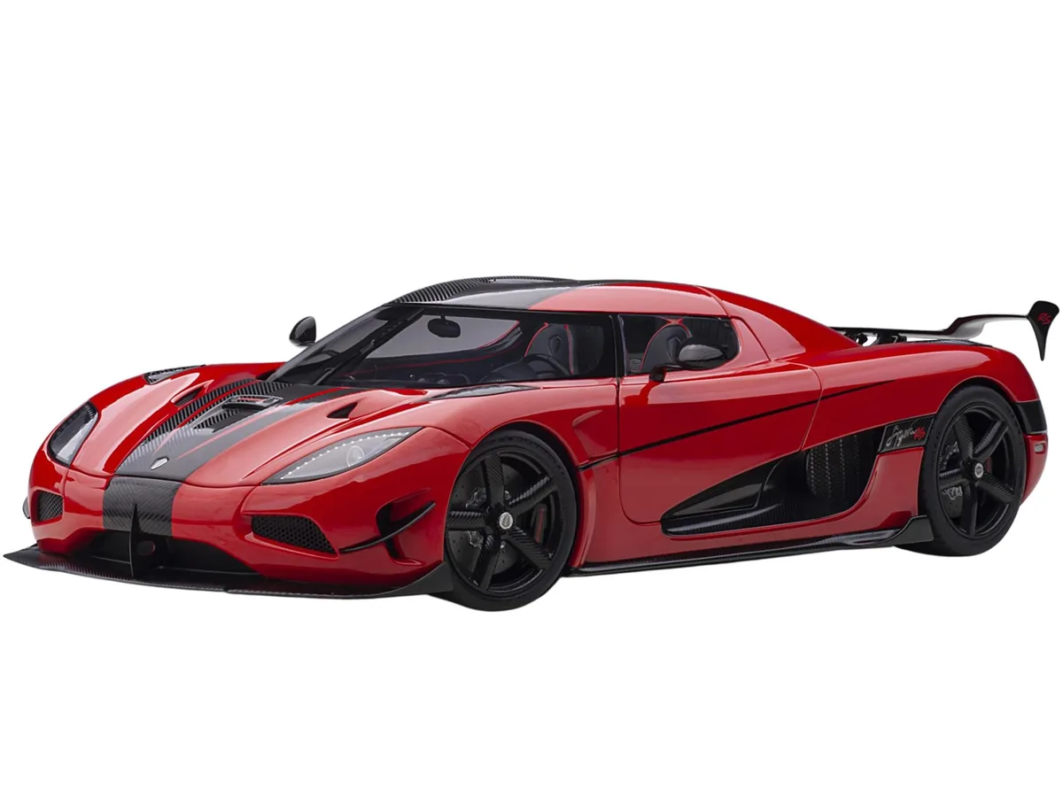 Autoart Autoart Koenigsegg Agera RS Chili Red Black Accents 1/18 vehicle — product photo