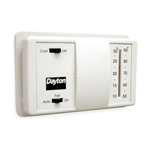 Dayton Dayton 4PU46 Low Voltage Thermostat 20-30VAC Hardwired — product photo