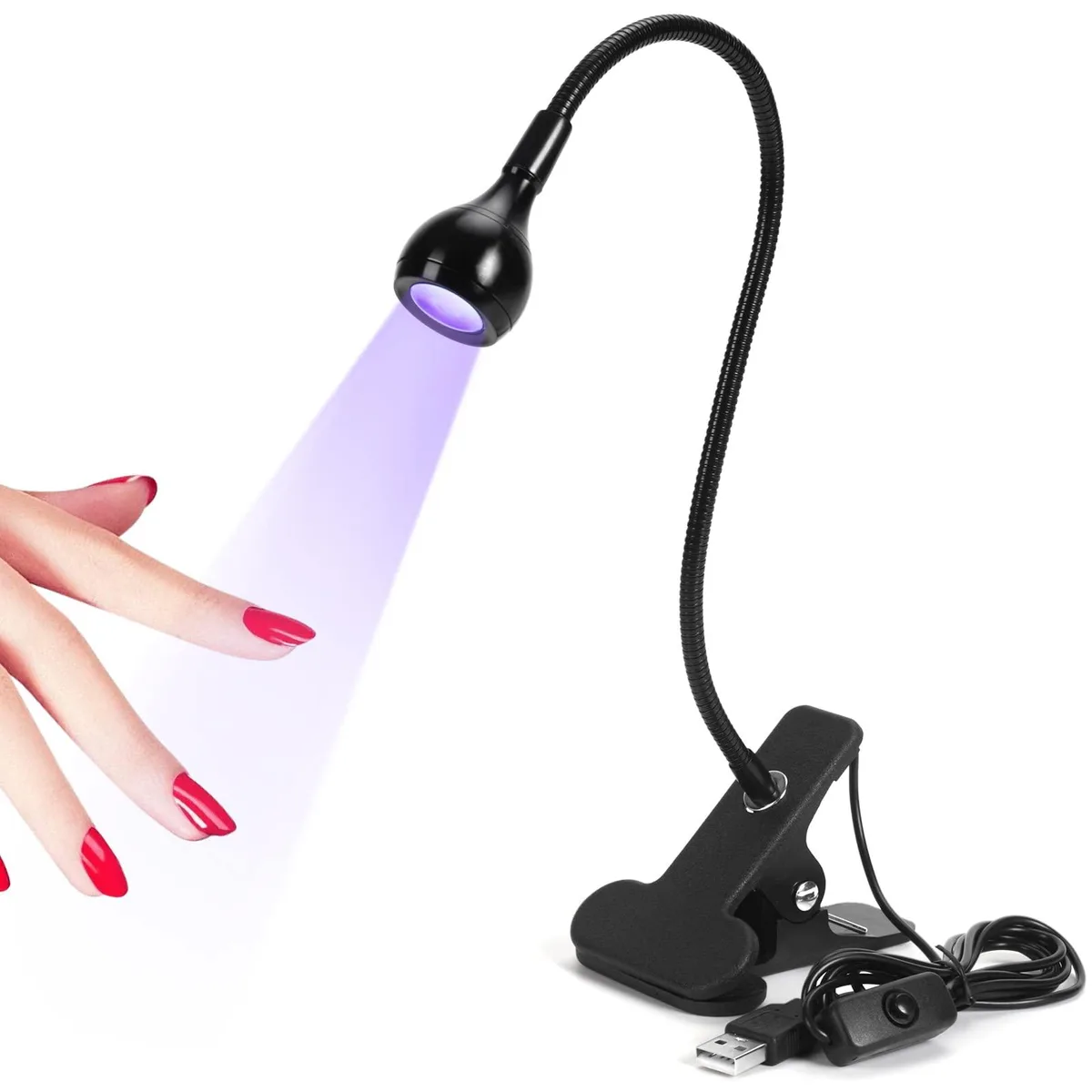 SAVILAND SA0578-CA UV LED Nail Lamp 55in Cable 360° Adjustable — product photo