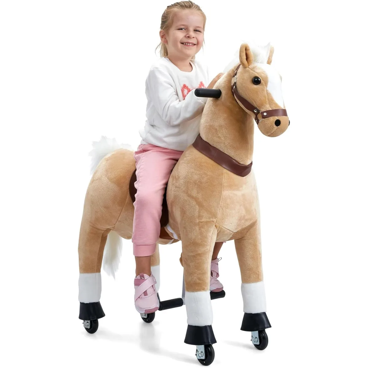Lil' Jumbl Lil' Jumbl LILJUBHORS01 Ride-On Horse Vehicle (Off-White) — product photo