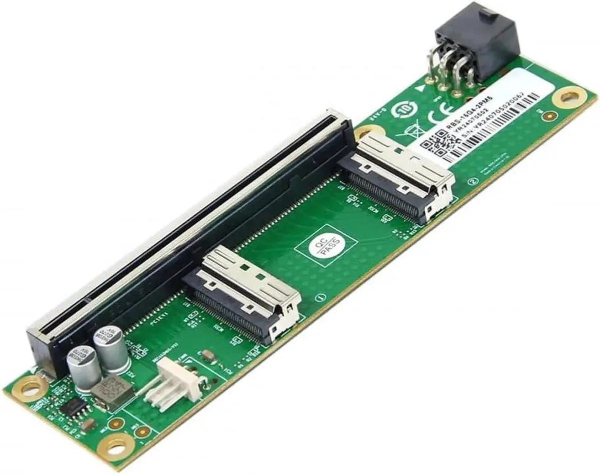 SMUGDESK SMUGDESK Dual MCIO 8i SFF-TA-1016 to PCIe 5.0 x16 VROC Adapter — product photo