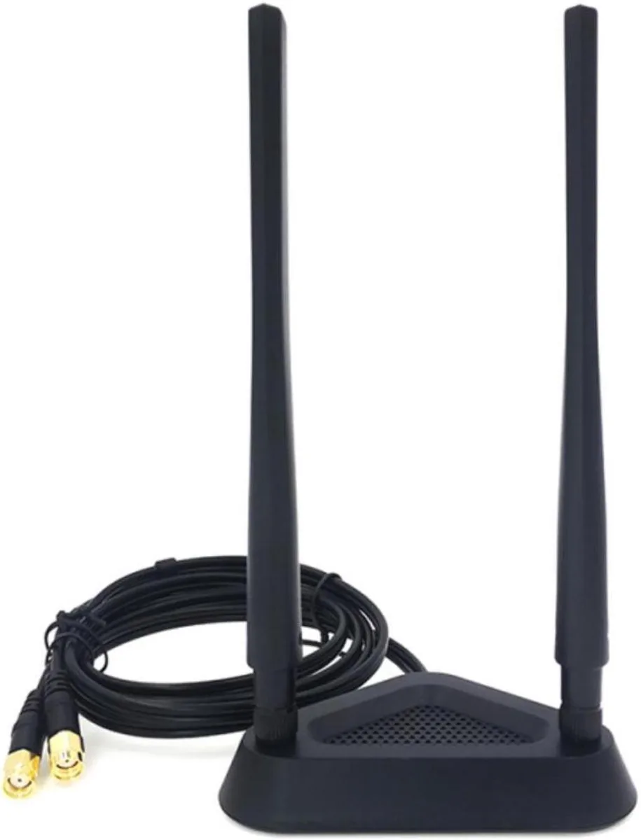 Vszerda Vszerda Dual Frequency Extension Antenna SMA Magnetic Base network ethernet cable — product photo