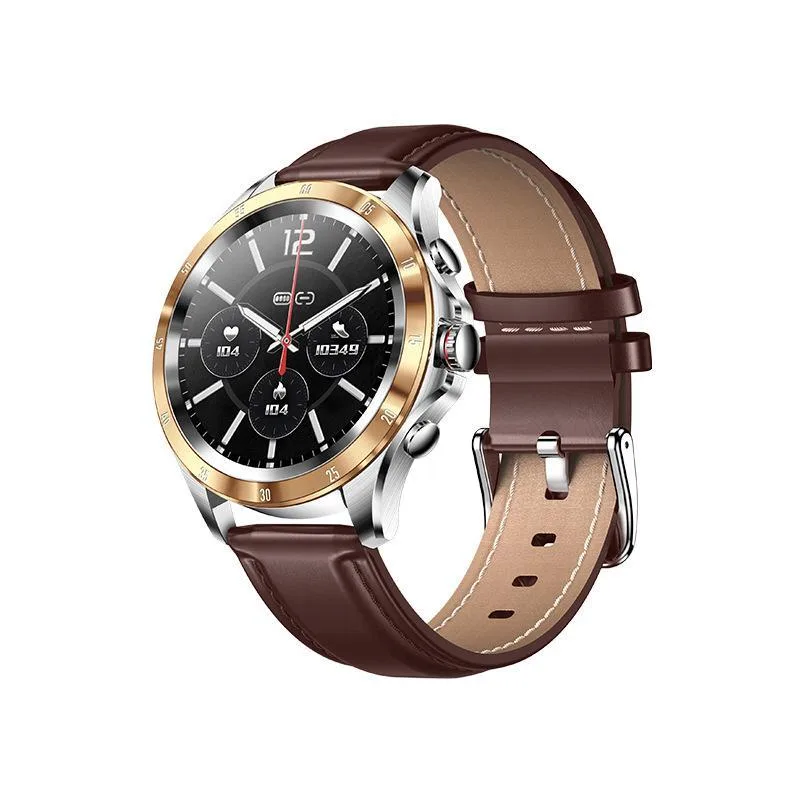 ZOSKVEE ZOSKVEE Nx1 1.32 Inch Smart Watch Brown Leather — product photo