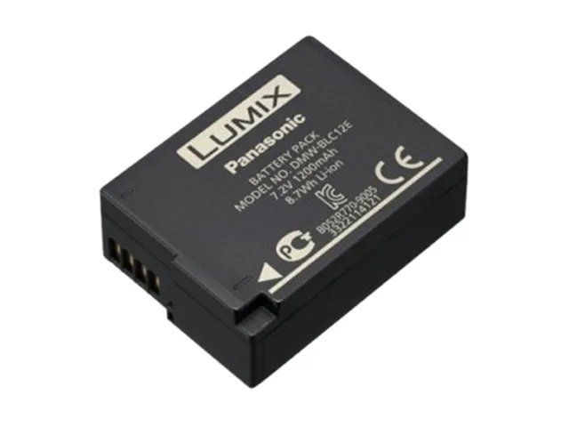 Panasonic Panasonic DMW-BLC12 camera battery 1200mAh 7.2V 8.7Wh — product photo