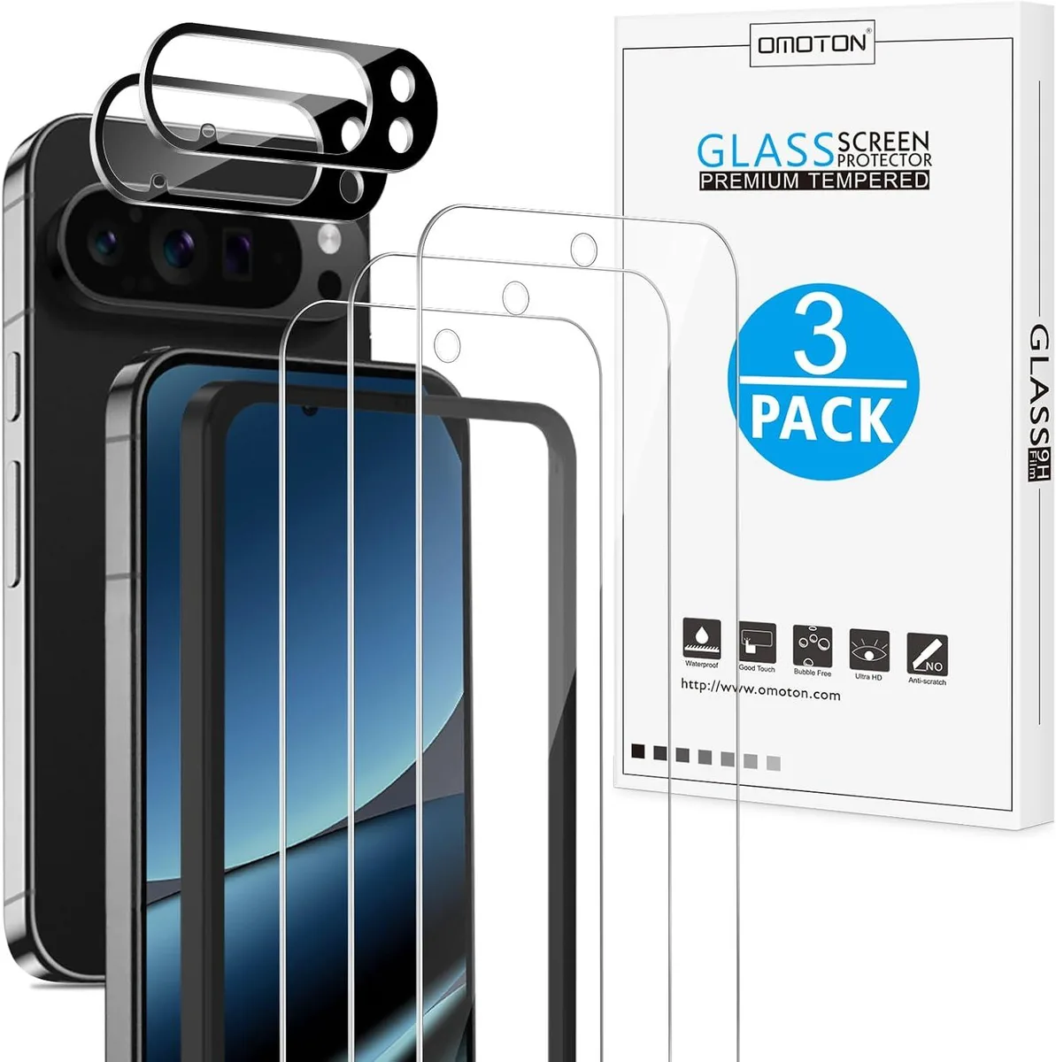 NuoTo NuoTo 3+2 Pack Screen Protector 6.8 Inch 2025 — product photo