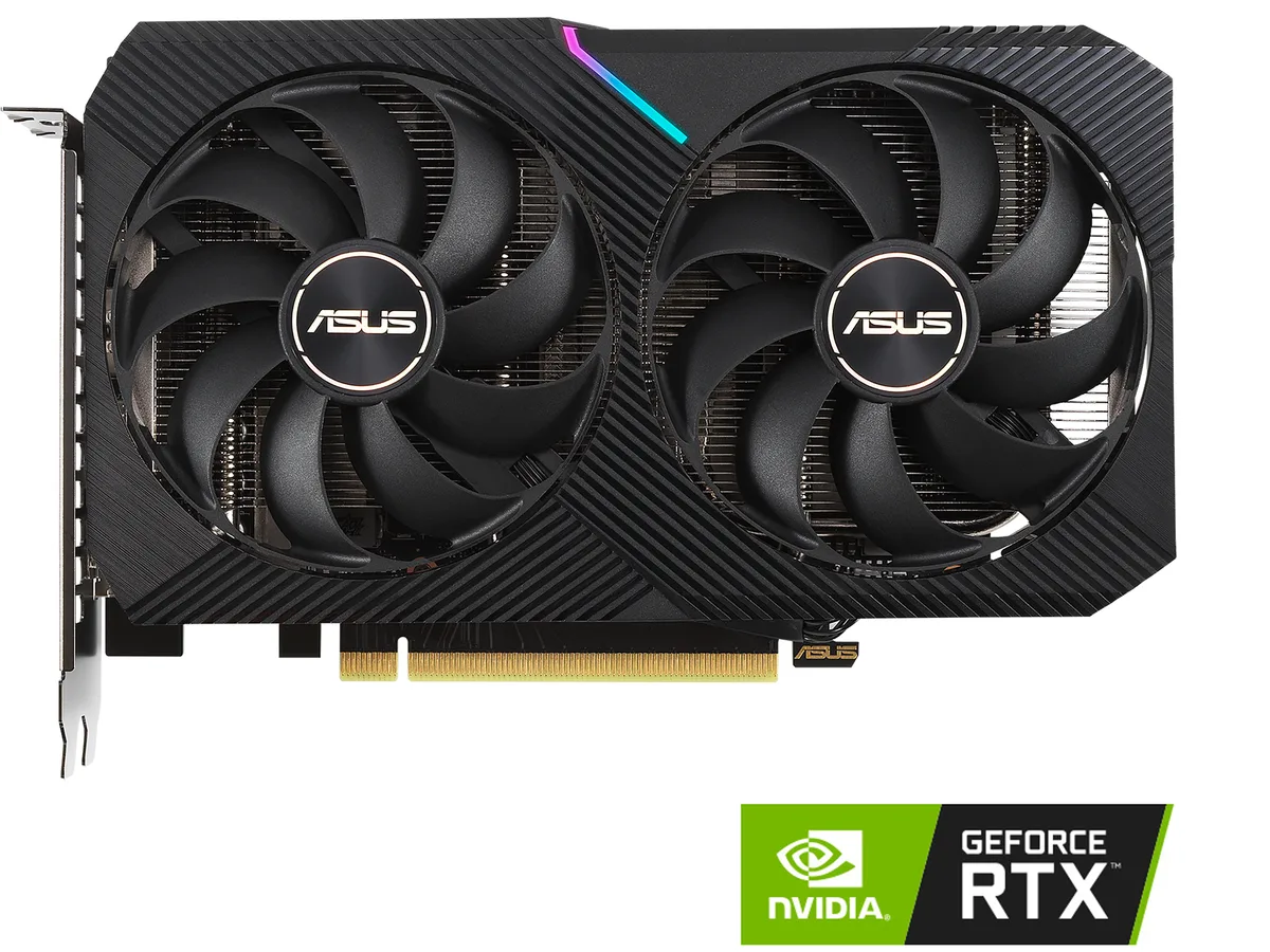 ASUS ASUS DUAL-RTX3060-O12G GeForce RTX 3060 12GB graphics card — product photo
