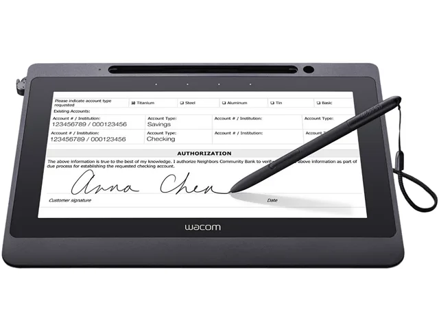 Wacom Wacom DTU1141B 10.1" Full HD signature pad — product photo