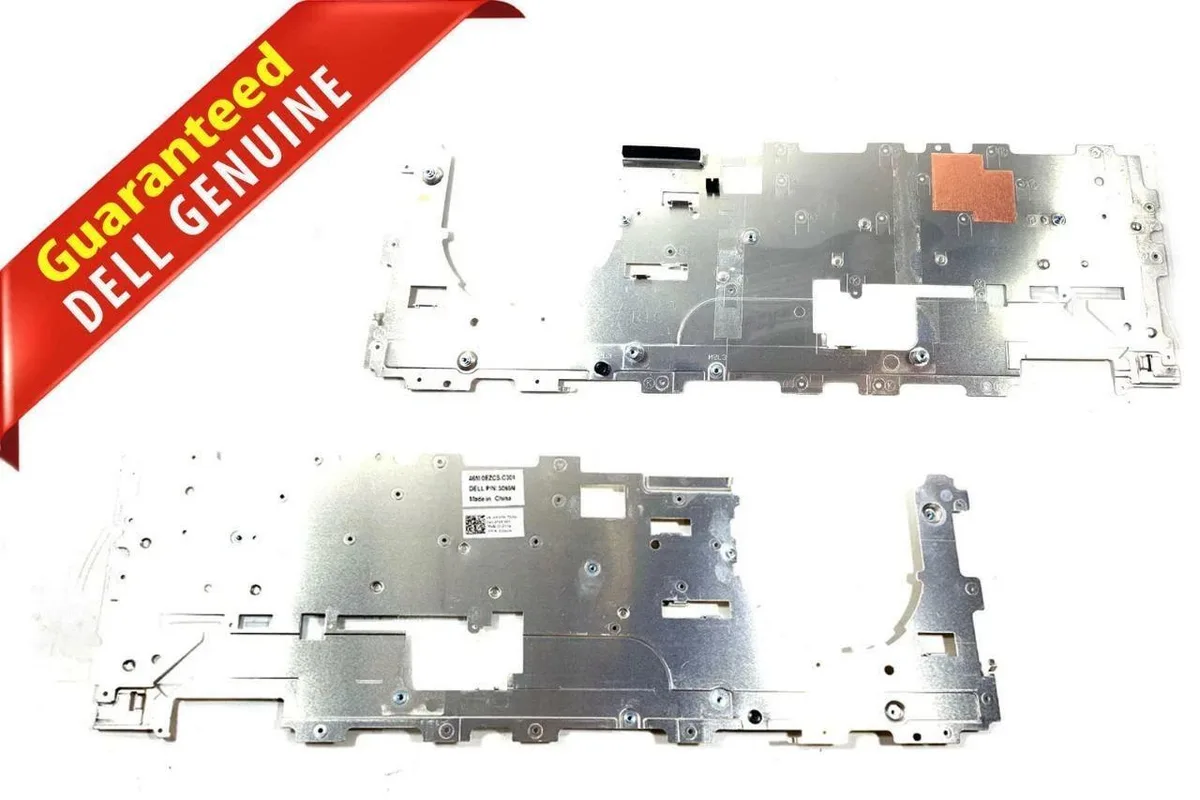 DELL DELL Inspiron 7786 Keyboard Bracket Assembly Silver 3D65N laptop replacement part — product photo