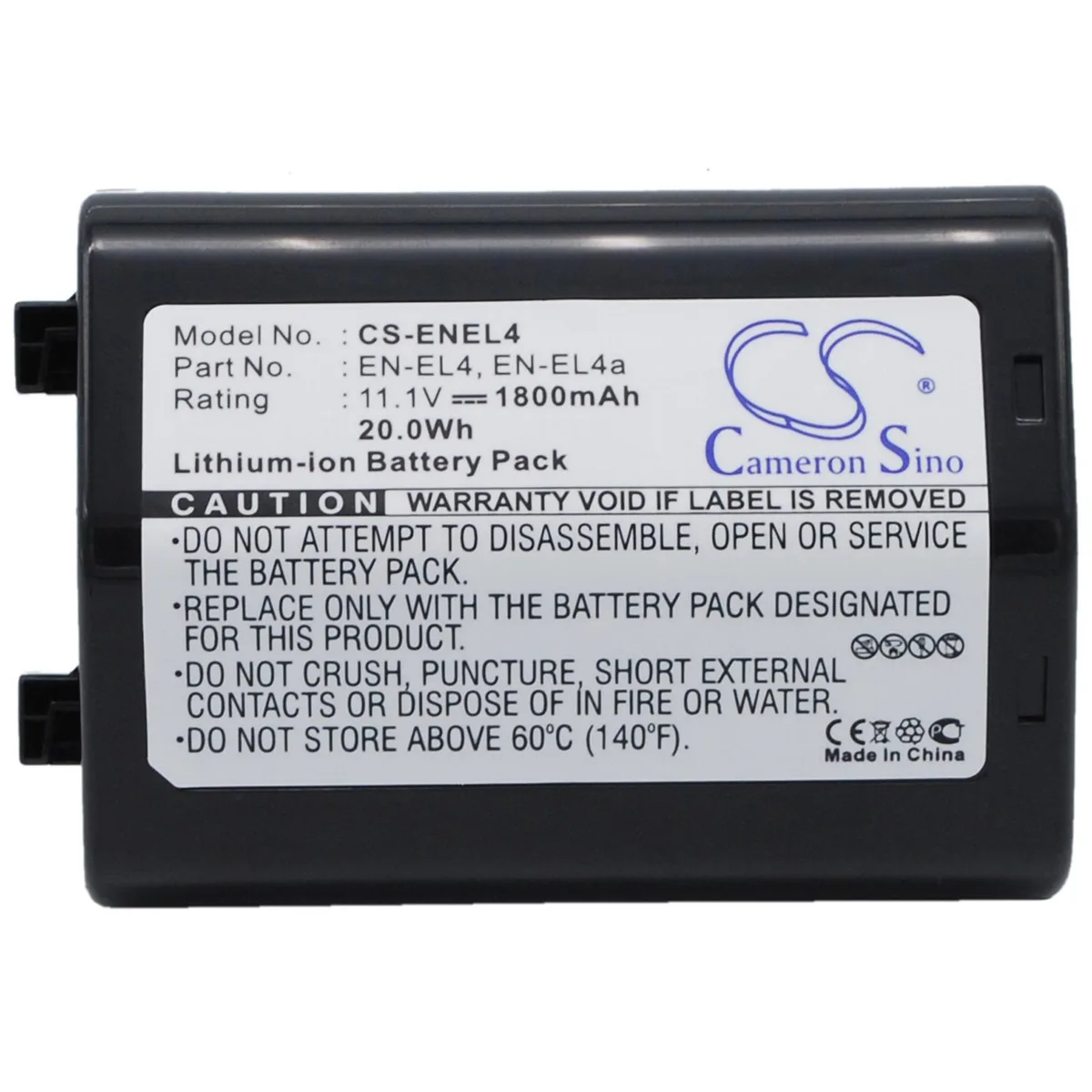 Cameron &amp; Co Cameron &amp; Co DS-CS-ENEL4 camera battery 11.1V 1800mAh — product photo