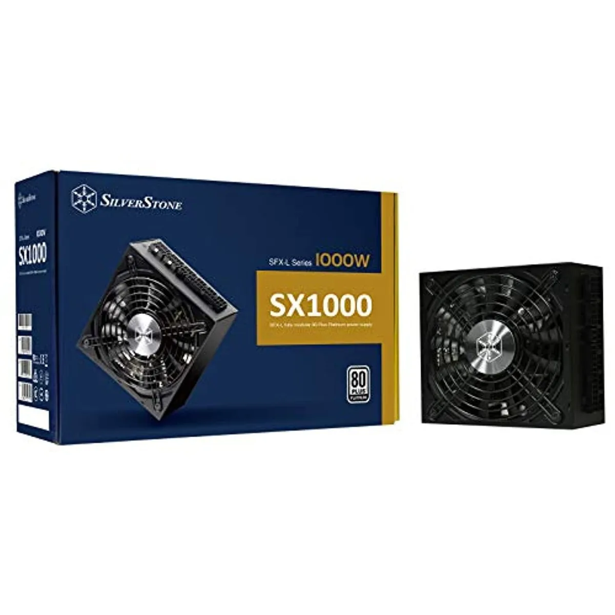 Silverstone Technology Silverstone Technology SX1000 Platinum 1000W SFX-L power supply — product photo