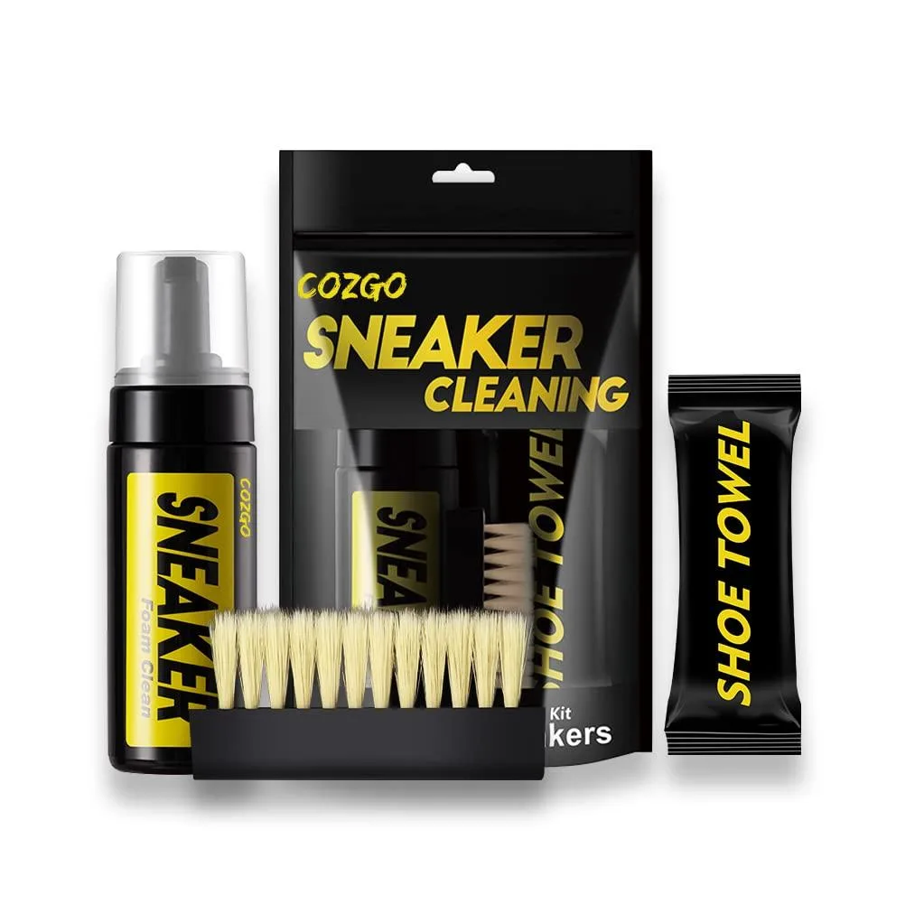 COZGO Shoe Cleaner Kit 5.3Oz 150ml Yellow — product photo