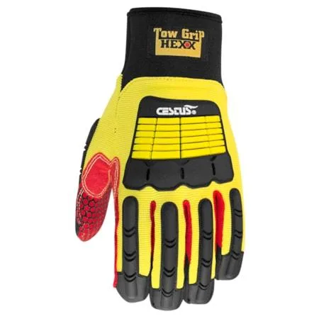 Cestus Cestus 3104 Impact Gloves Cotton Palm Silicone Grip 3XL personal protective equipment — product photo