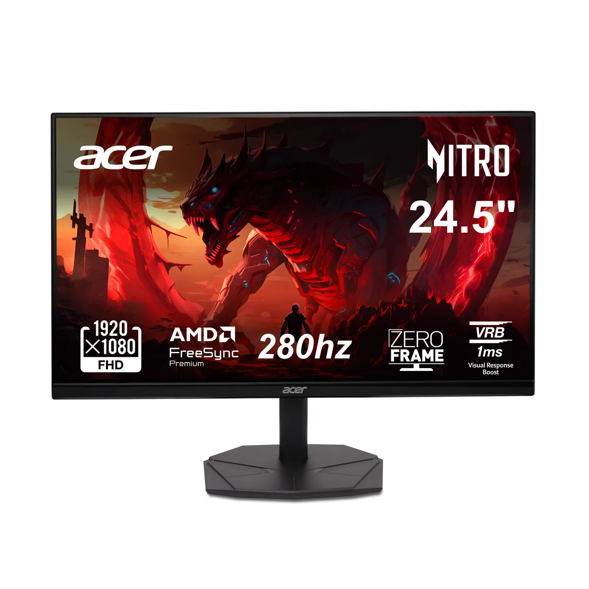 Acer America Acer America UM.KX1AA.101 Nitro KG251Q Z1biip 24.5" 280Hz gaming monitor — product photo