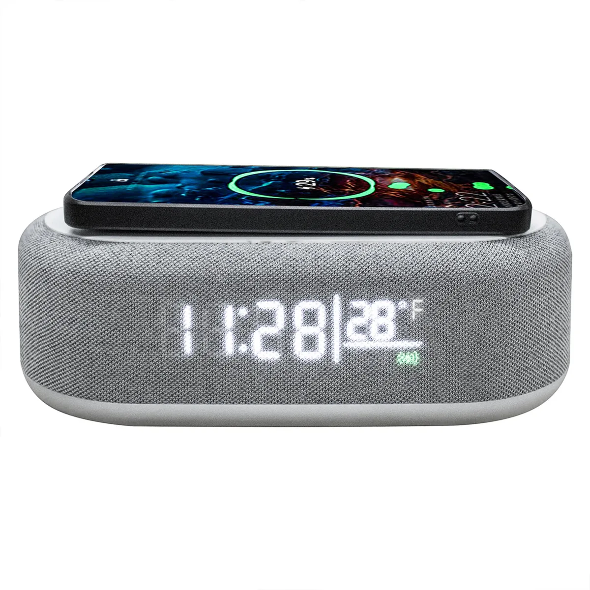 Xtreme Time Xtreme Time 3-in-1 Alarm Clock Wireless Charger LED Lamp — product photo