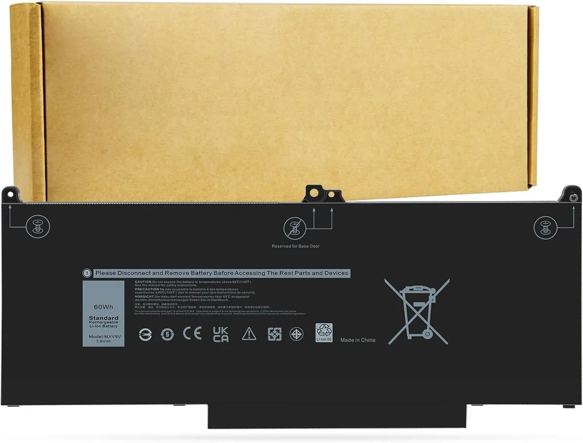 PISKEKAT PISKEKAT MXV9V laptop battery 60Wh 7.6V 4-cell — product photo