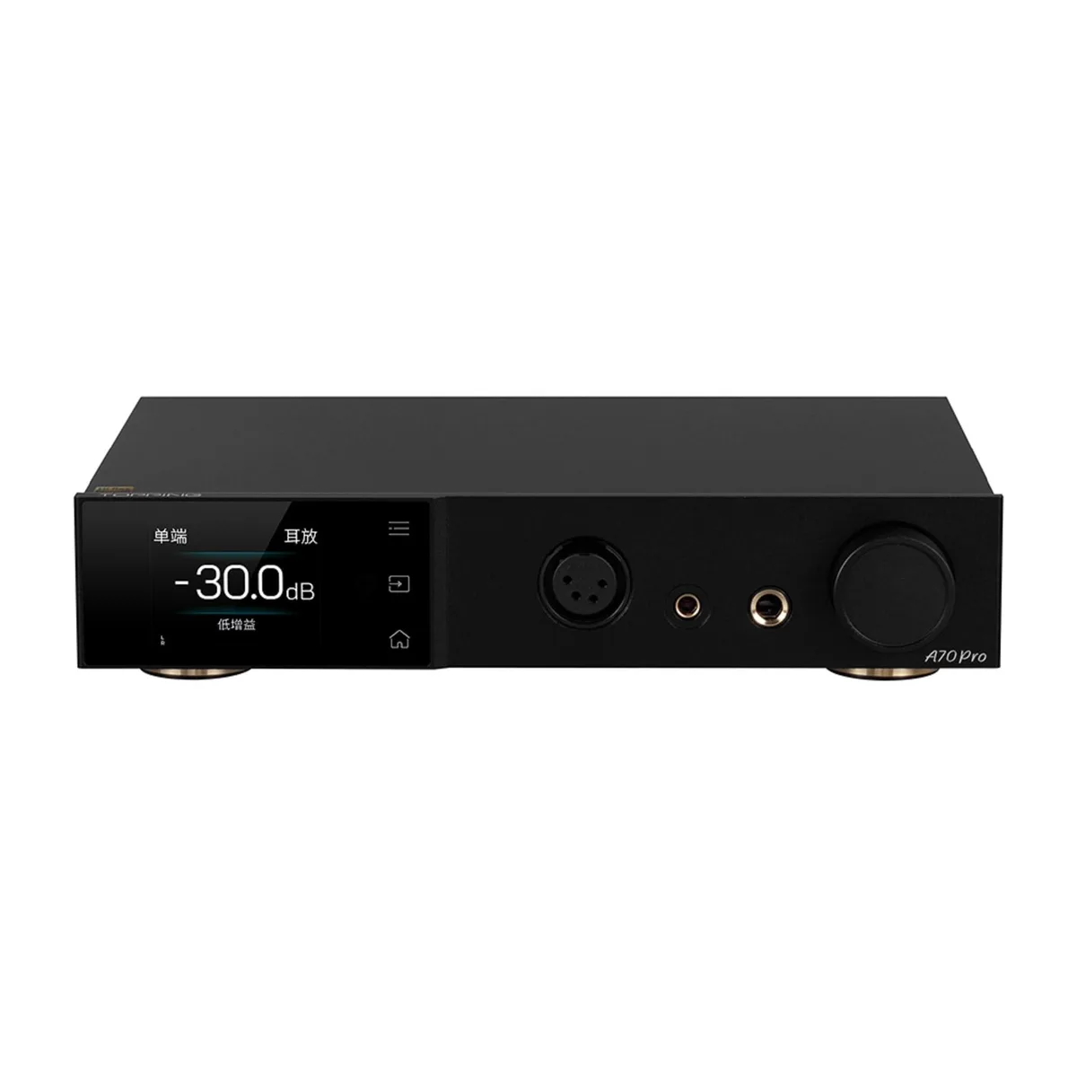 Topping Inc. Topping A70Pro Headphone Amplifier 17000mW Black 2 in 1 Accessory — product photo