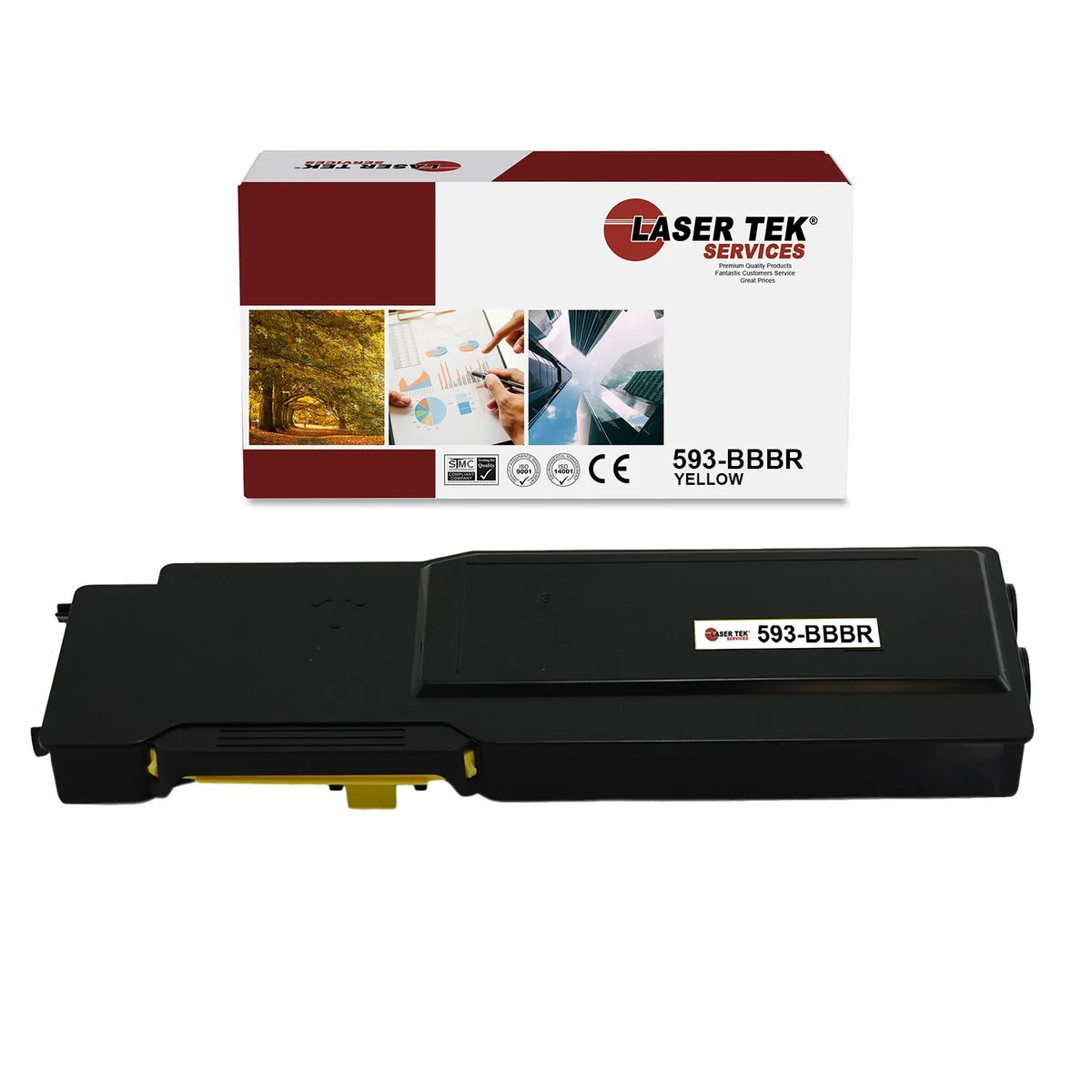 Laser Tek Services Laser Tek Services 593-BBBR Yellow Toner Cartridge — product photo