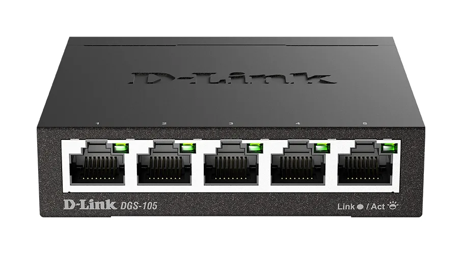 D-Link D-Link DGS-105 5-Port Gigabit Unmanaged Desktop Network Switch — product photo